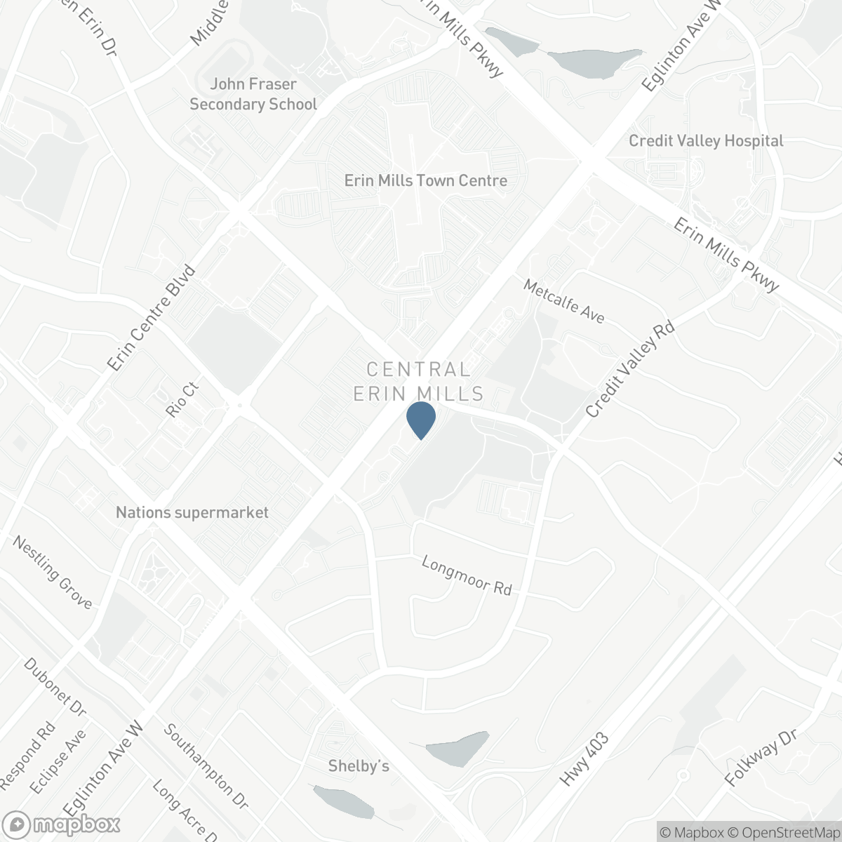1507 - 4900 GLEN ERIN DRIVE, Mississauga, Ontario L5M 7S2